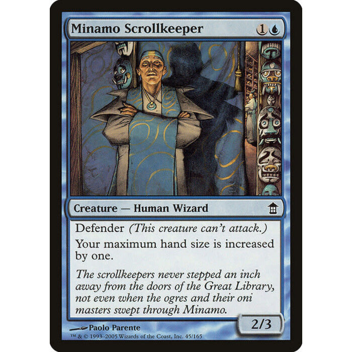 Magic: The Gathering Minamo Scrollkeeper (045) Moderately Played