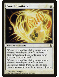 Magic: The Gathering Pure Intentions (025) Moderately Played