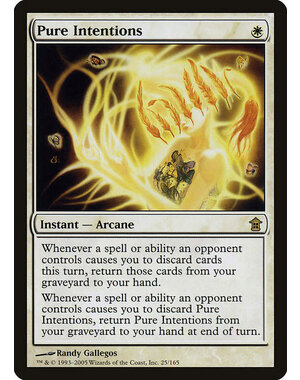 Magic: The Gathering Pure Intentions (025) Moderately Played
