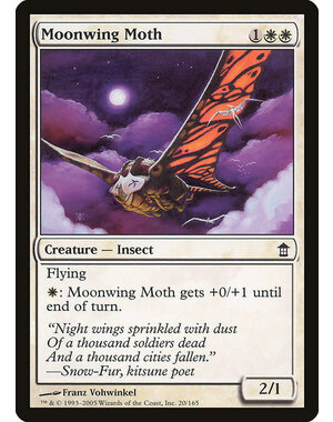 Magic: The Gathering Moonwing Moth (020) Moderately Played