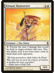 Magic: The Gathering Kitsune Bonesetter (015) Moderately Played