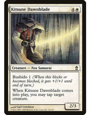 Magic: The Gathering Kitsune Dawnblade (016) Moderately Played