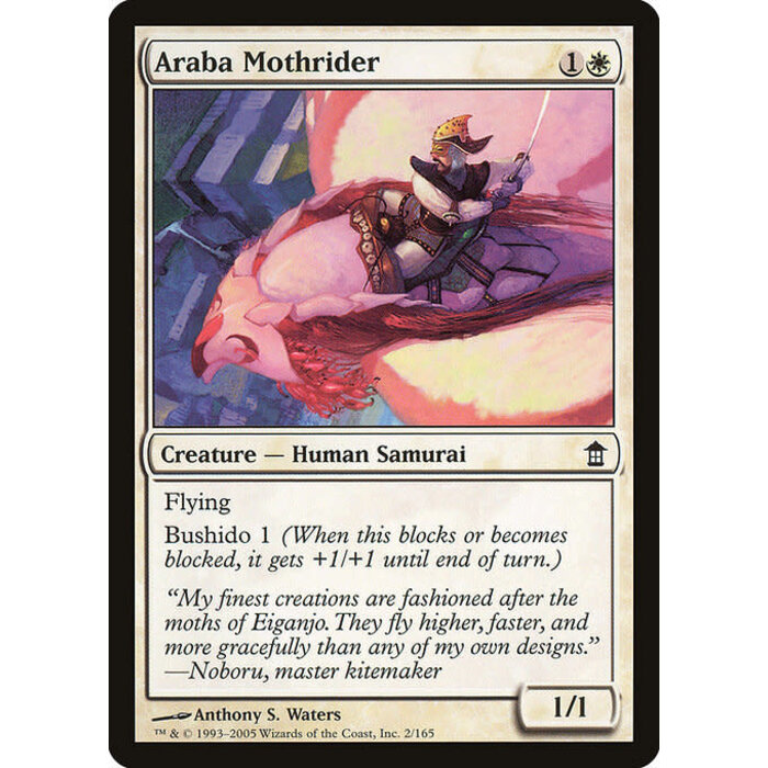 Magic: The Gathering Araba Mothrider (002) Moderately Played