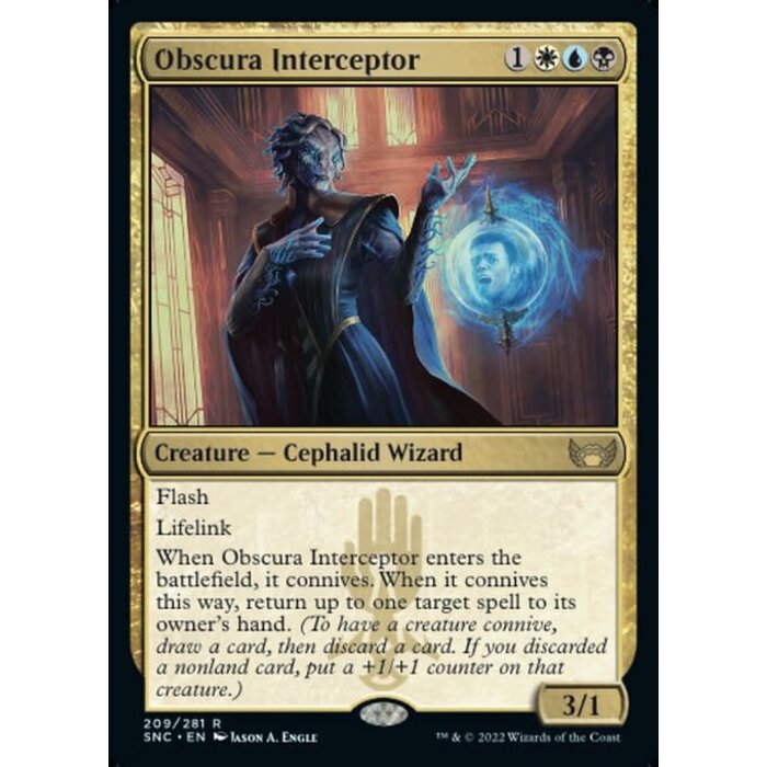 Magic: The Gathering Obscura Interceptor (209) Near Mint