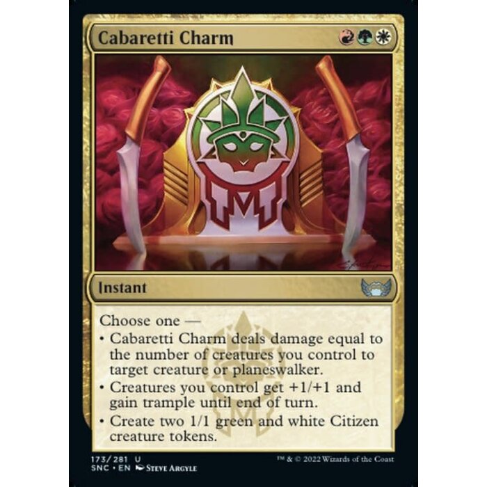 Magic: The Gathering Cabaretti Charm (173) Near Mint