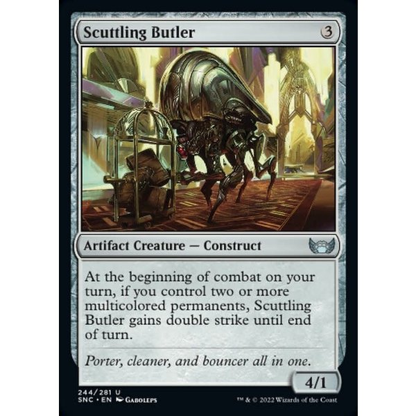Magic: The Gathering Scuttling Butler (244) Lightly Played