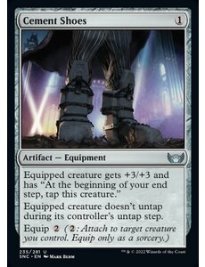 Magic: The Gathering Cement Shoes (235) Near Mint Foil