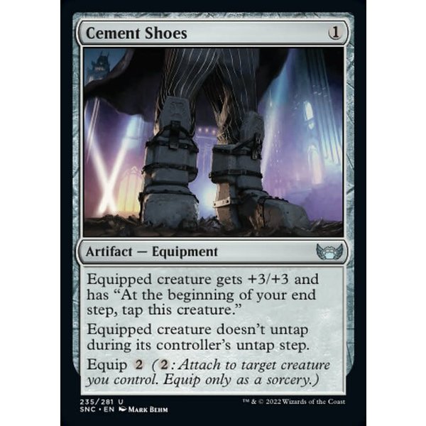Magic: The Gathering Cement Shoes (235) Near Mint