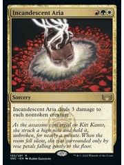 Magic: The Gathering Incandescent Aria (192) Near Mint