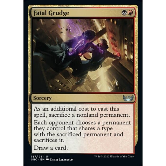 Magic: The Gathering Fatal Grudge (187) Near Mint