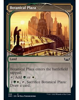 Magic: The Gathering Botanical Plaza (Showcase) (350) Near Mint