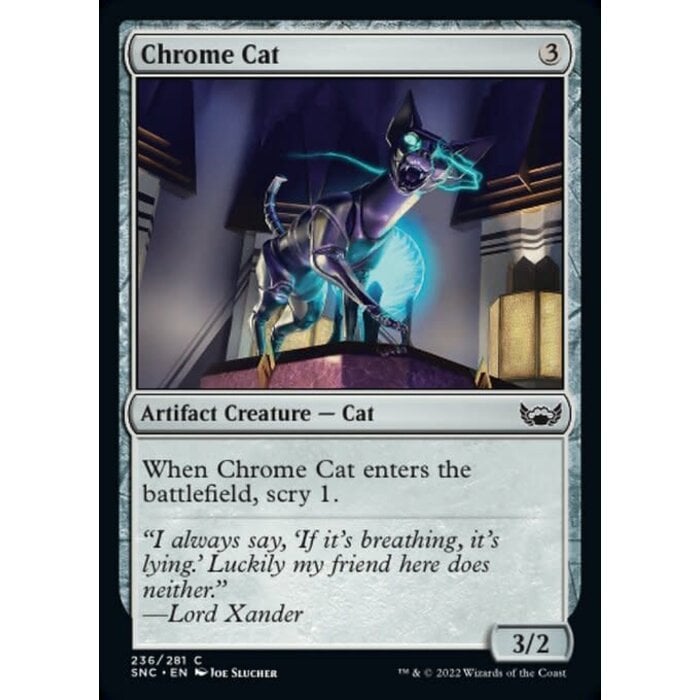 Magic: The Gathering Chrome Cat (236) Near Mint