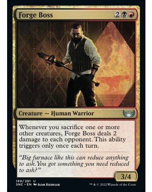 Magic: The Gathering Forge Boss (189) Near Mint