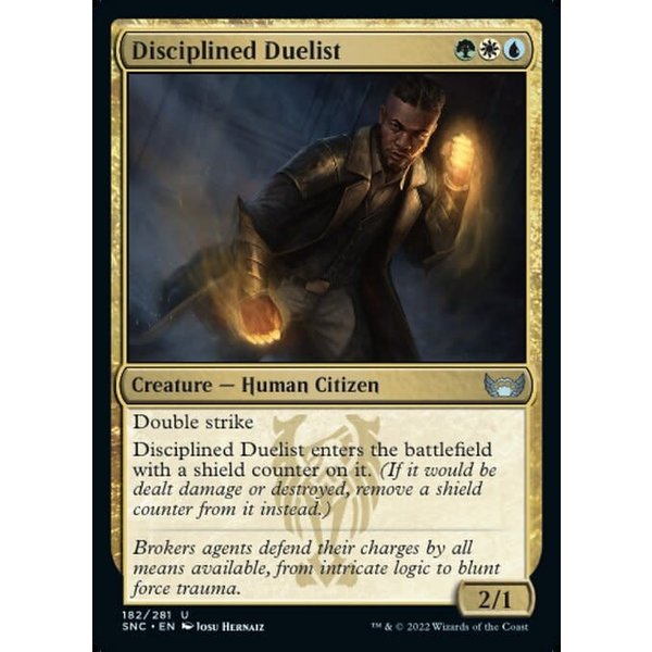 Magic: The Gathering Disciplined Duelist (182) Near Mint