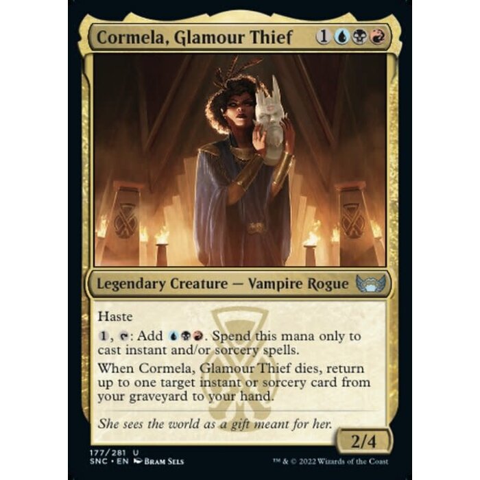 Magic: The Gathering Cormela, Glamour Thief (177) Near Mint