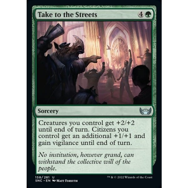 Magic: The Gathering Take to the Streets (158) Near Mint Foil