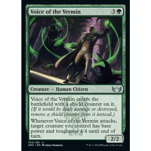 Magic: The Gathering Voice of the Vermin (163) Near Mint