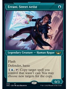 Magic: The Gathering Errant, Street Artist (Showcase) (344) Near Mint