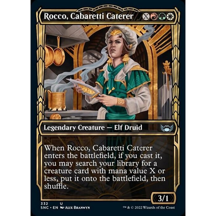 Magic: The Gathering Rocco, Cabaretti Caterer (Showcase) (332) Near Mint