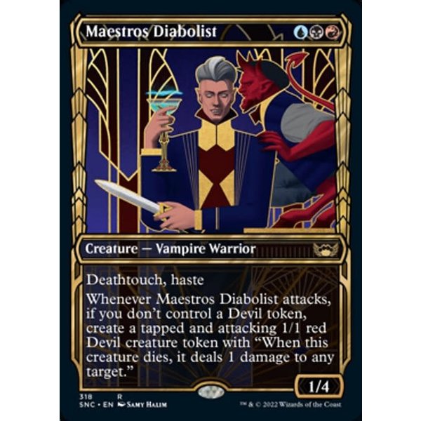 Magic: The Gathering Maestros Diabolist (Showcase) (318) Near Mint