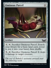 Magic: The Gathering Ominous Parcel (241) Near Mint Foil