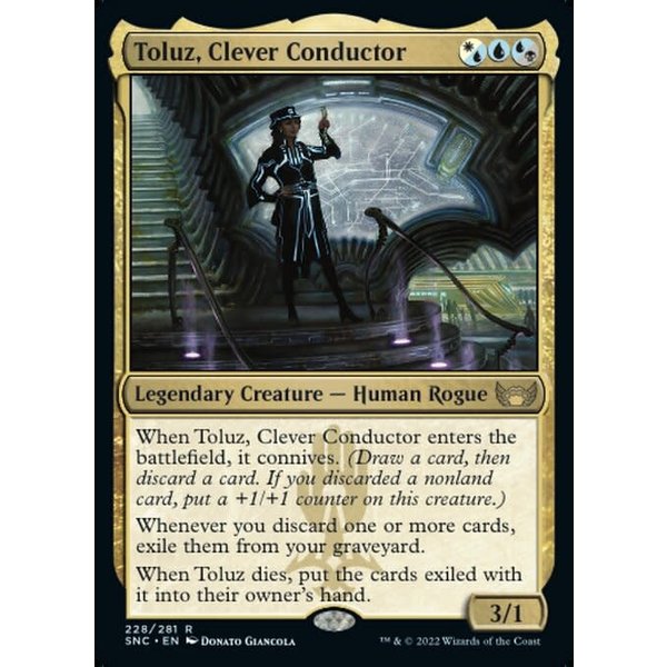 Magic: The Gathering Toluz, Clever Conductor (228) Near Mint