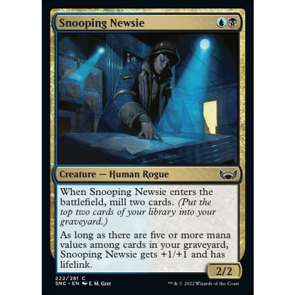 Magic: The Gathering Snooping Newsie (222) Near Mint Foil