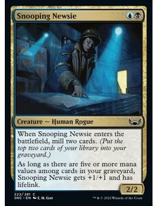 Magic: The Gathering Snooping Newsie (222) Near Mint
