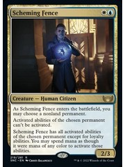 Magic: The Gathering Scheming Fence (219) Near Mint