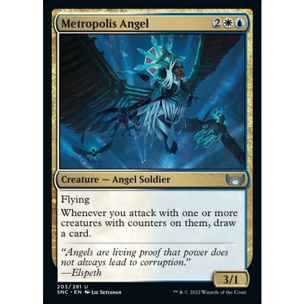Magic: The Gathering Metropolis Angel (203) Near Mint