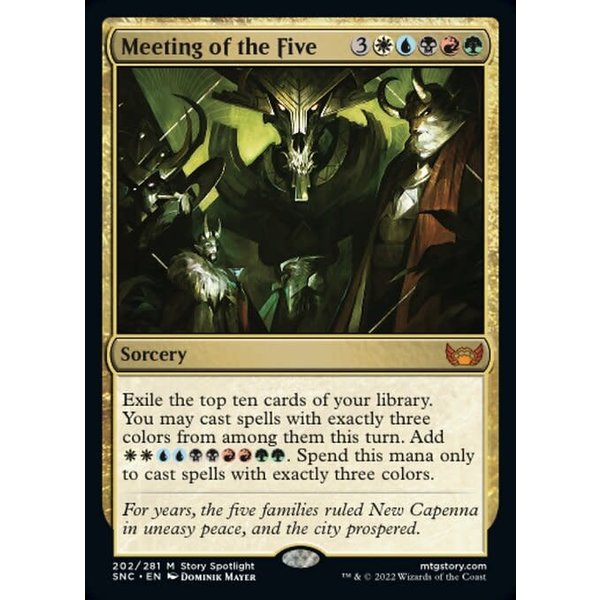 Magic: The Gathering Meeting of the Five (202) Near Mint