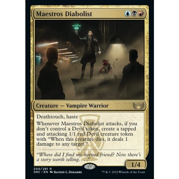 Magic: The Gathering Maestros Diabolist (200) Near Mint