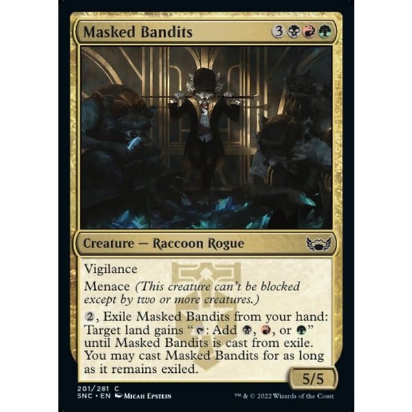 Magic: The Gathering Masked Bandits (201) Near Mint