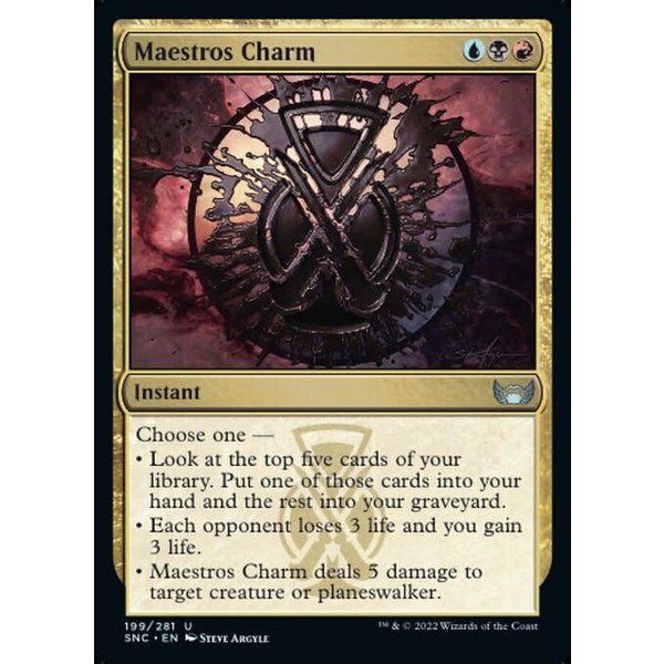 Magic: The Gathering Maestros Charm (199) Near Mint