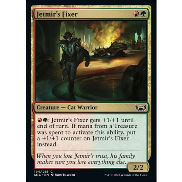 Magic: The Gathering Jetmir's Fixer (194) Near Mint Foil