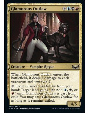 Magic: The Gathering Glamorous Outlaw (190) Near Mint