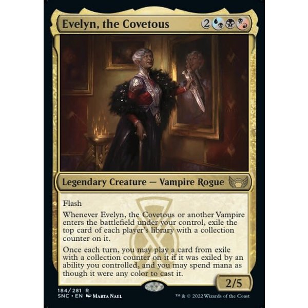 Magic: The Gathering Evelyn, the Covetous (184) Near Mint