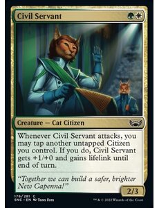 Magic: The Gathering Civil Servant (176) Near Mint Foil