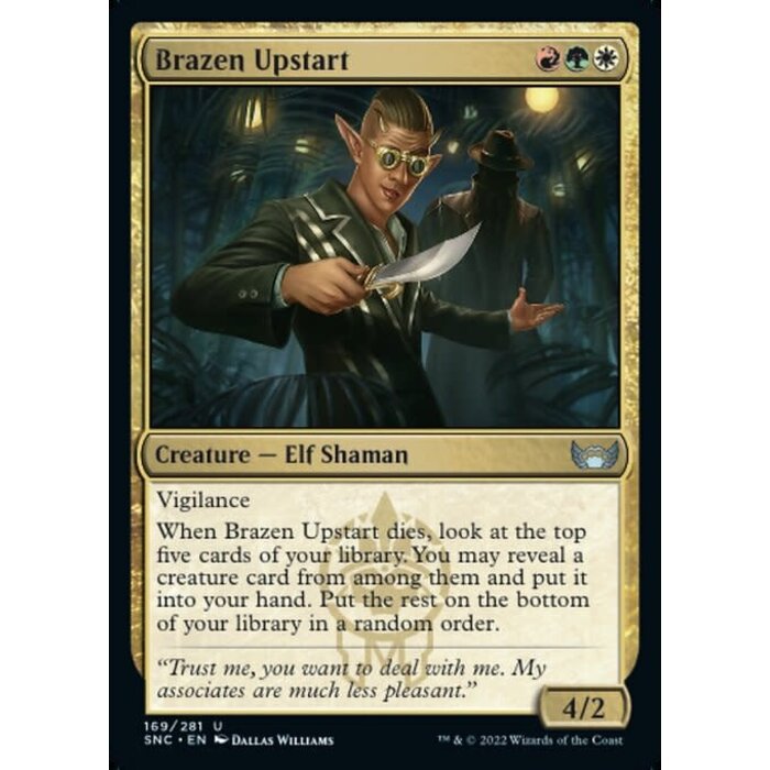 Magic: The Gathering Brazen Upstart (169) Near Mint