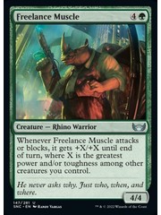 Magic: The Gathering Freelance Muscle (147) Near Mint Foil