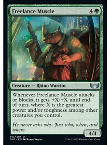 Magic: The Gathering Freelance Muscle (147) Near Mint Foil