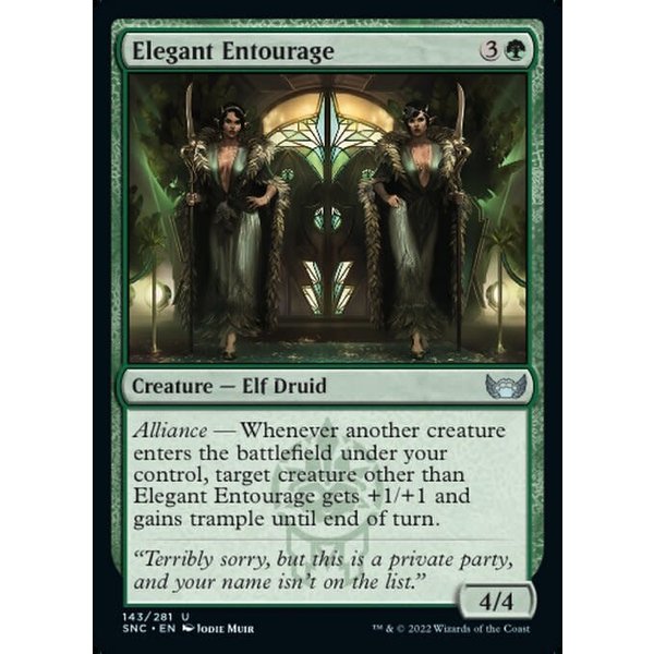 Magic: The Gathering Elegant Entourage (143) Near Mint