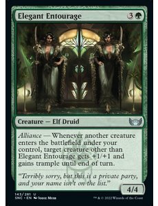 Magic: The Gathering Elegant Entourage (143) Near Mint Foil