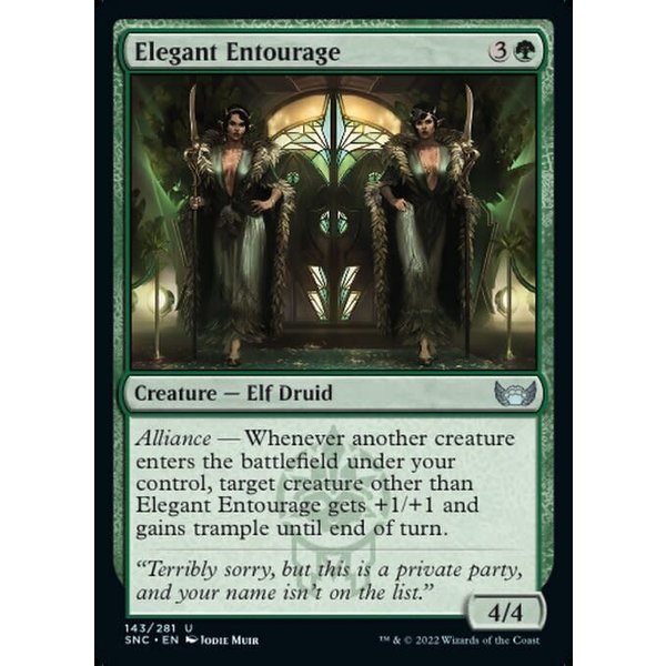 Magic: The Gathering Elegant Entourage (143) Near Mint Foil