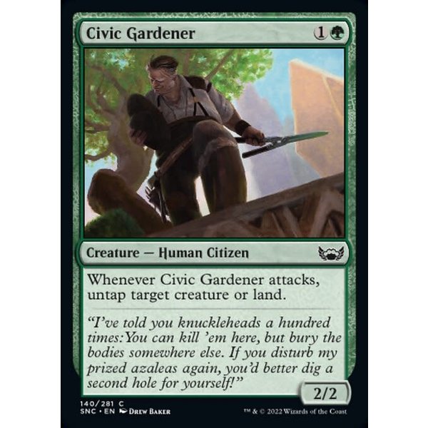 Magic: The Gathering Civic Gardener (140) Near Mint