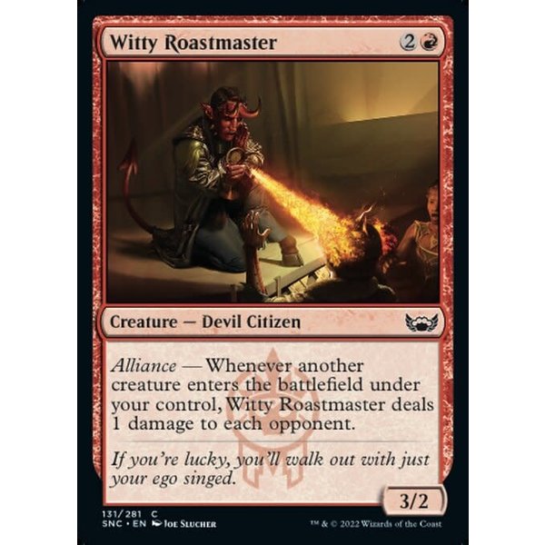 Magic: The Gathering Witty Roastmaster (131) Near Mint