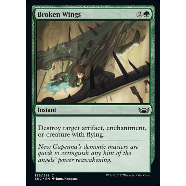 Magic: The Gathering Broken Wings (136) Lightly Played