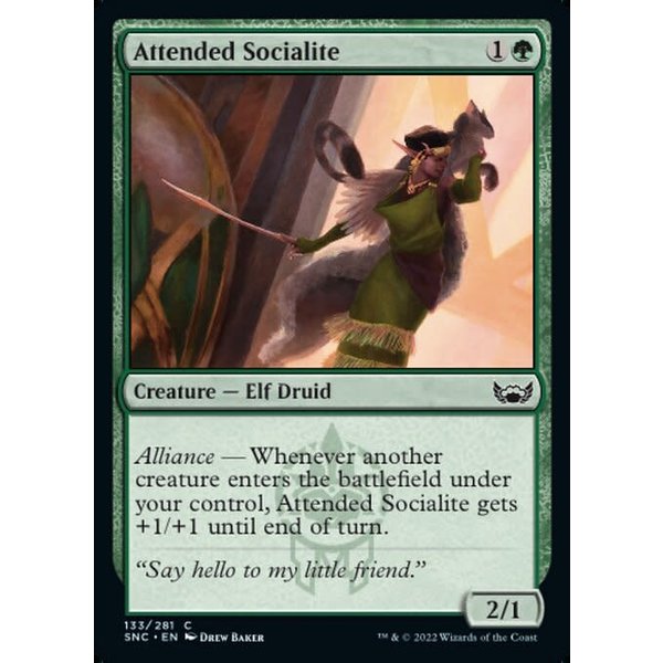 Magic: The Gathering Attended Socialite (133) Near Mint