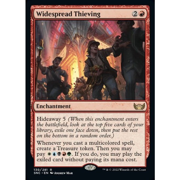 Magic: The Gathering Widespread Thieving (130) Near Mint Foil