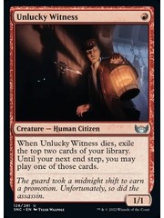 Magic: The Gathering Unlucky Witness (128) Near Mint